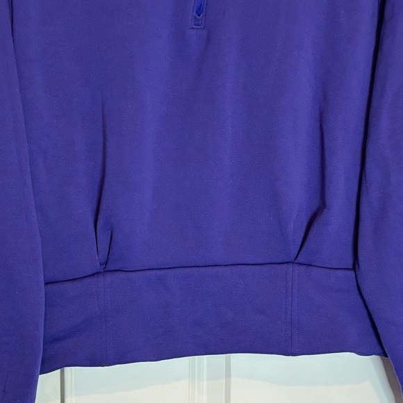 Athleta Altitude Polartec Half Zip Pullover Sweatshirt Noble Blue Purple S - Picture 5 of 13